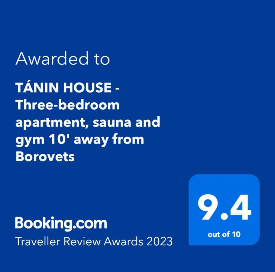TÁNIN HOUSE - Three-bedroom apartment, sauna&gym 10' away from Borovets Samokov Esterno foto